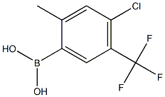 4-Chloro-5-trifluoromethyl-2-methylphenylboronic acid图片