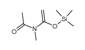 N-Methyl-N-[1-(trimethylsiloxy)vinyl]acetamid结构式