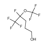4,5,5,5-Tetrafluoro-4-(trifluoromethoxy)pentan-1-ol Structure