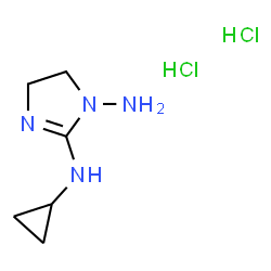 1H-Imidazole-1,2-diamine,N2-cyclopropyl-4,5-dihydro-,dihydrochloride(9CI)结构式