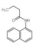 Butanamide,N-1-naphthalenyl-结构式