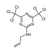 allyl-(4,6-bis-trichloromethyl-[1,3,5]triazin-2-yl)-amine Structure