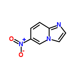 6-硝基咪唑并[1,2-a]吡啶结构式