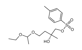 4-(1-ethoxyethoxy)-2-hydroxy-2-methyl-(2R)-butyl 4-methyl-1-benzenesulfonate Structure