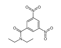 Benzamide, N,N-diethyl-3,5-dinitro- Structure