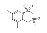 5,7-dimethyl-4,4a-dihydro-pyrido[1,2-b][1,5,2]dithiazine 1,1,3,3-tetraoxide Structure