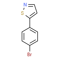 5-(4-BROMO-PHENYL)-ISOTHIAZOLE结构式