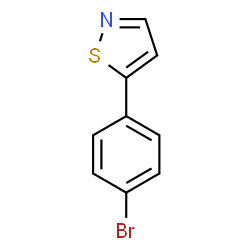 5-(4-BROMO-PHENYL)-ISOTHIAZOLE structure