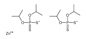 zinc bis(O,O-diisopropyl) bis(dithiophosphate)结构式