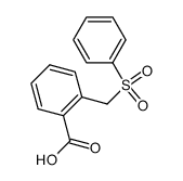 2-(phenylsulfonylmethyl)benzoic acid结构式