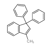 1H-Indene,3-methyl-1,1-diphenyl- structure