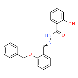 N'-[2-(Benzyloxy)benzylidene]-2-hydroxybenzohydrazide结构式