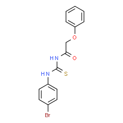 N-{[(4-bromophenyl)amino]carbonothioyl}-2-phenoxyacetamide Structure