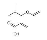 1-ethenoxy-2-methylpropane,prop-2-enoic acid结构式