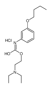 2-[(3-butoxyphenyl)carbamoyloxy]ethyl-diethylazanium,chloride结构式