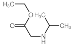 Glycine,N-(1-methylethyl)-, ethyl ester Structure