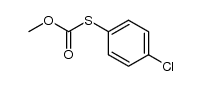 O-methyl S-p-chlorophenyl thiocarbonate结构式
