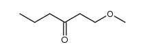 1-methoxy-hexan-3-one结构式