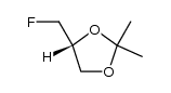 (R)-3-fluoro-1,2-propanediol acetonide结构式