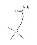 3-(trimethylgermyl)propionamide结构式