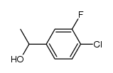 1-(4-chloro-3-fluoro-phenyl)-ethanol Structure