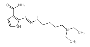 1H-Imidazole-4-carboxamide,5-[3-[4-(diethylamino)butyl]-2-triazen-1-yl]-结构式