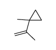 1-methyl-1-prop-1-en-2-ylcyclopropane结构式