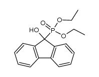 diethyl (9-Hydroxy-9H-fluorene-9-yl)phosphonate结构式