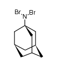 N.N-Dibrom-1-adamantanamin Structure