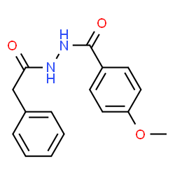 4-Methoxy-N'-(phenylacetyl)benzohydrazide结构式