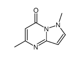1,5-Dimethylpyrazolo[1,5-a]pyrimidin-7(1H)-one结构式