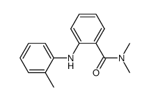 N,N-dimethyl-2-(2-toluidino)benzamide Structure