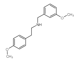 2-(4-methoxyphenyl)-N-[(3-methoxyphenyl)methyl]ethanamine结构式