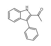 1-(3-phenyl-indol-2-yl)-ethanone Structure