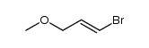 (E)-1-bromo-3-methoxy-propene Structure