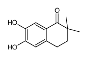 1(2H)-Naphthalenone, 3,4-dihydro-6,7-dihydroxy-2,2-dimethyl- (9CI) structure