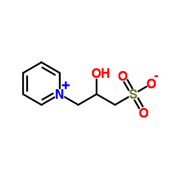 1-(2-Hydroxy-3-sulfopropyl)-pyridinium betane structure