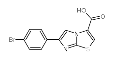 6-(4-bromo-phenyl)-imidazo[2,1-b]thiazole-3-carboxylic acid结构式