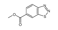 1,2,3-Benzothiadiazole-6-carboxylic acid methyl ester结构式
