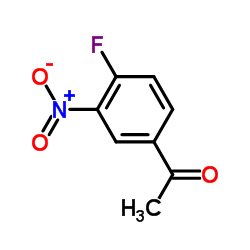 4'-Fluoro-3'-nitroacetophenone structure