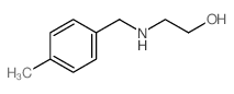 Ethanol,2-[[(4-methylphenyl)methyl]amino]- Structure