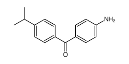 (4-aminophenyl)-(4-propan-2-ylphenyl)methanone Structure