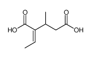 2-ethylidene-3-methyl-glutaric acid Structure