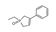 1-ethyl-3-phenyl-2,5-dihydro-1λ5-phosphole 1-oxide结构式