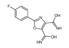 2-(4-fluorophenyl)-1,3-oxazole-4,5-dicarboxamide Structure