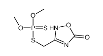 3-(dimethoxyphosphinothioylsulfanylmethyl)-2H-1,2,4-oxadiazol-5-one Structure