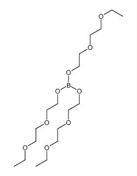 tris[2-(2-ethoxyethoxy)ethyl] borate structure