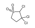 2,3,3-trichlorothiolane 1,1-dioxide Structure