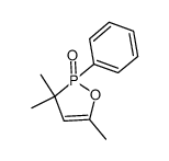 3,3,5-trimethyl-2-phenyl-3H-1,2-oxaphosphole 2-oxide结构式