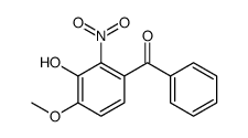 (3-hydroxy-4-methoxy-2-nitrophenyl)-phenylmethanone结构式